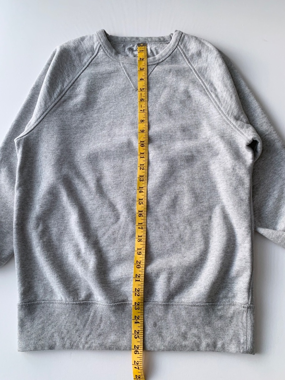 Madewell Crewneck Heavy Cotton Sweatshirt Women's Size S Oversized - Picture 8 of 13